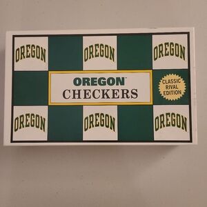 Oregon UO Ducks / Oregon State OSU Beavers Checkers Civil War Rival Edition NCAA